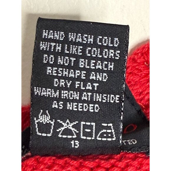 Vintage Christmas Cardigan Sweater Designers Originals Studio Size Med-RUNS BIG - Picture 7 of 8